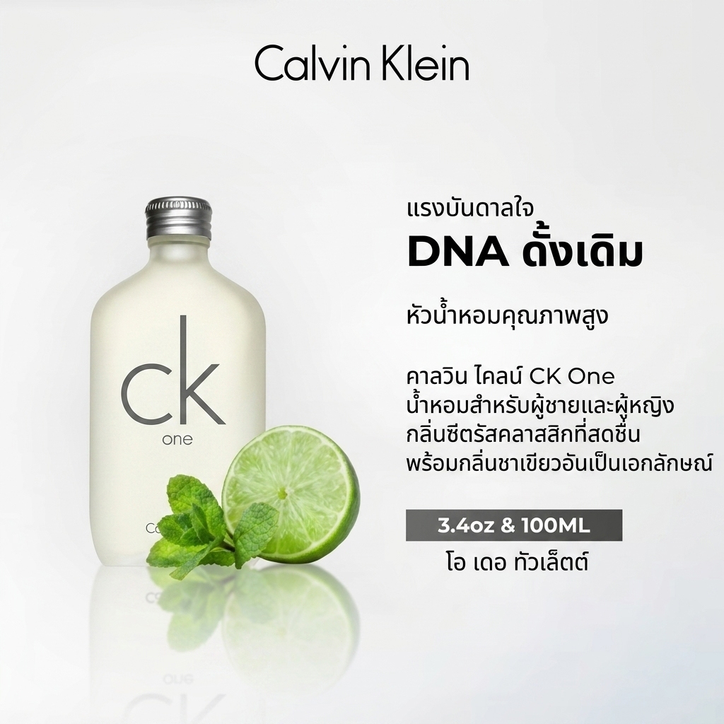 (ของแท้100%) Calvin Klein CK Be EDT 100ml CK One EDT 100 ml