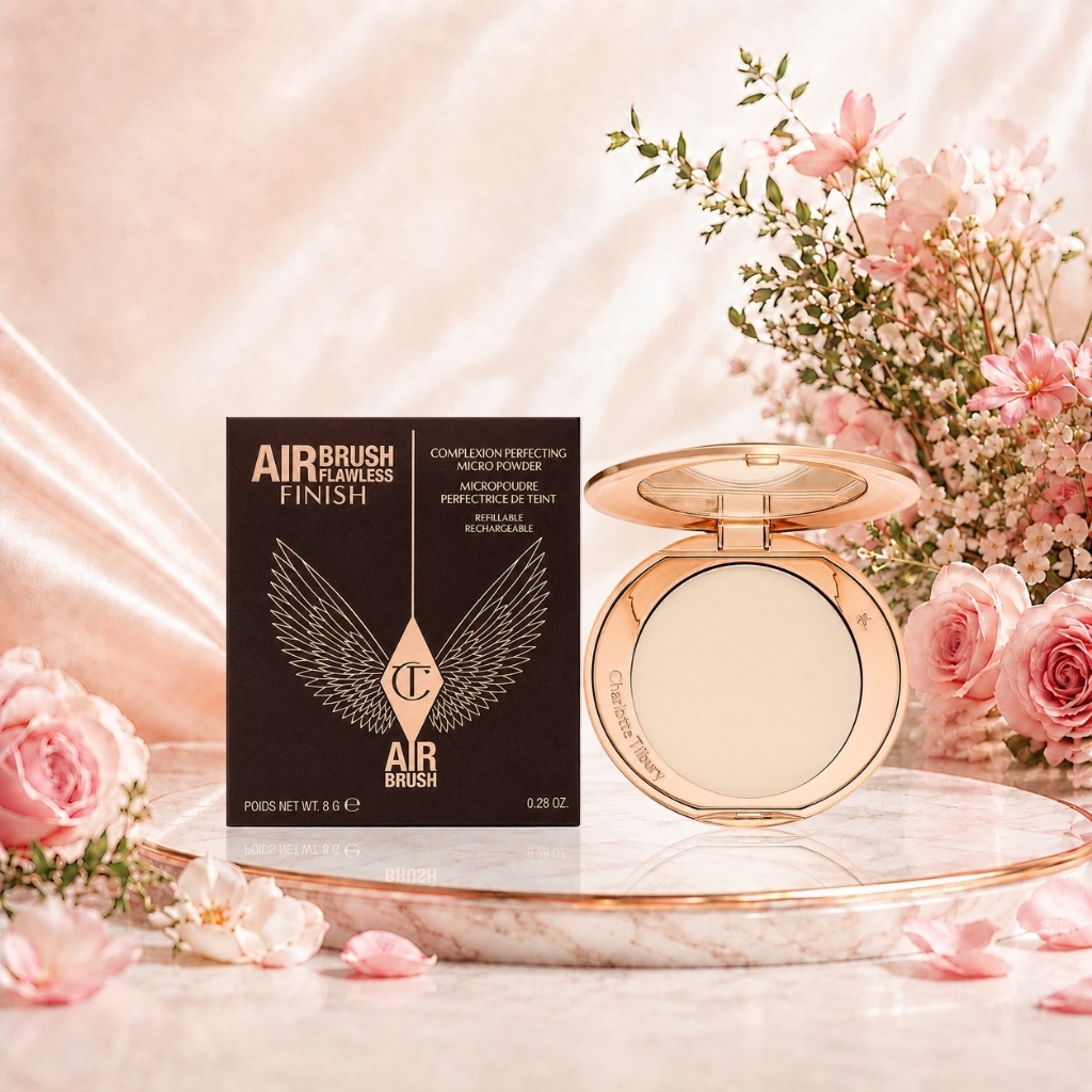 [แท้] [พร้อมส่ง] CT Airbrush Flawless Finish Powder 8g แป้งเซ็ตหน้า เนียนกริบ เบลอรูขุมขน สินค้าใหม่ 100%