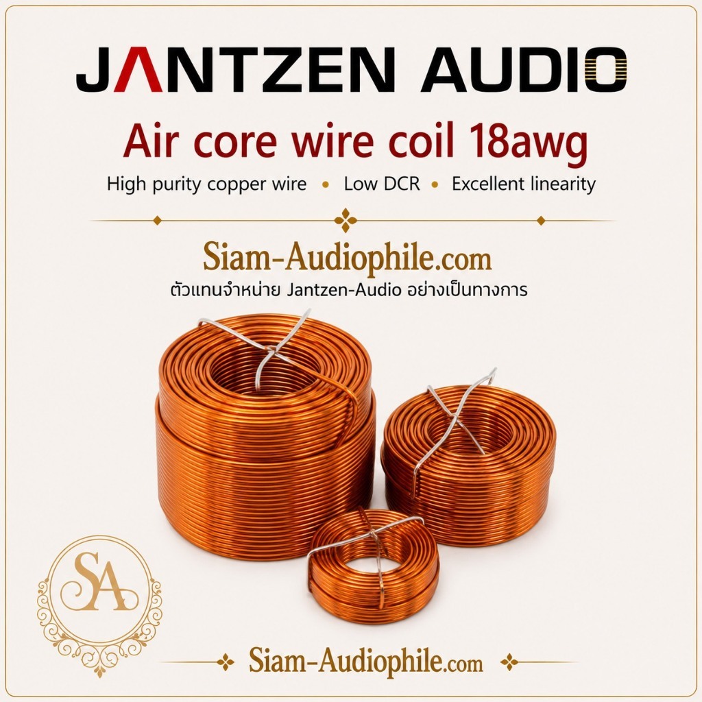 Jantzen Audio  Air Core Wire Coils 18AWG