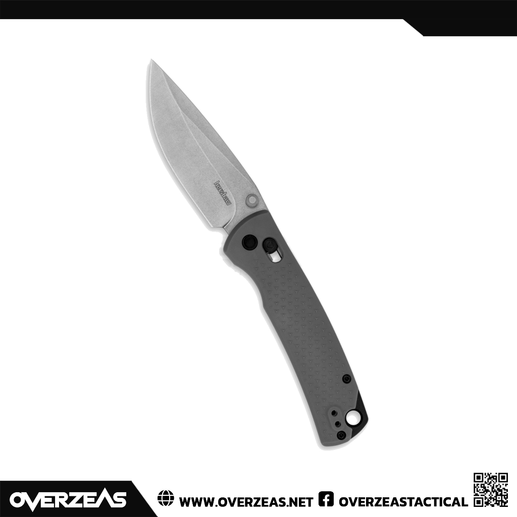มีดพับ Kershaw Sequence DuraLock Knife Gray GFN (8Cr13Mov 3.3" Stonewash),1426