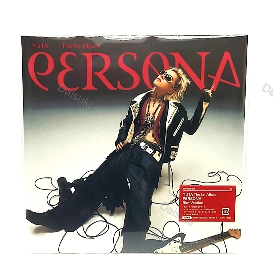 YUTA PERSONA (Riot Version) CD+PHOTOCARD First Limited Edition