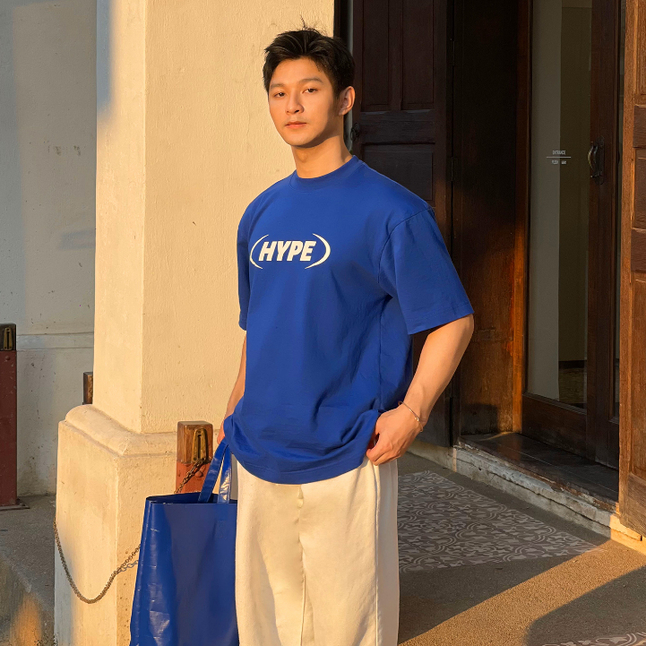 Hype It - Maxi Hype Logo Collection T-shirts เสื้อยืดแขนสั้นทรง Oversized แบรนด์ Hype It  (คอไม่กว้า