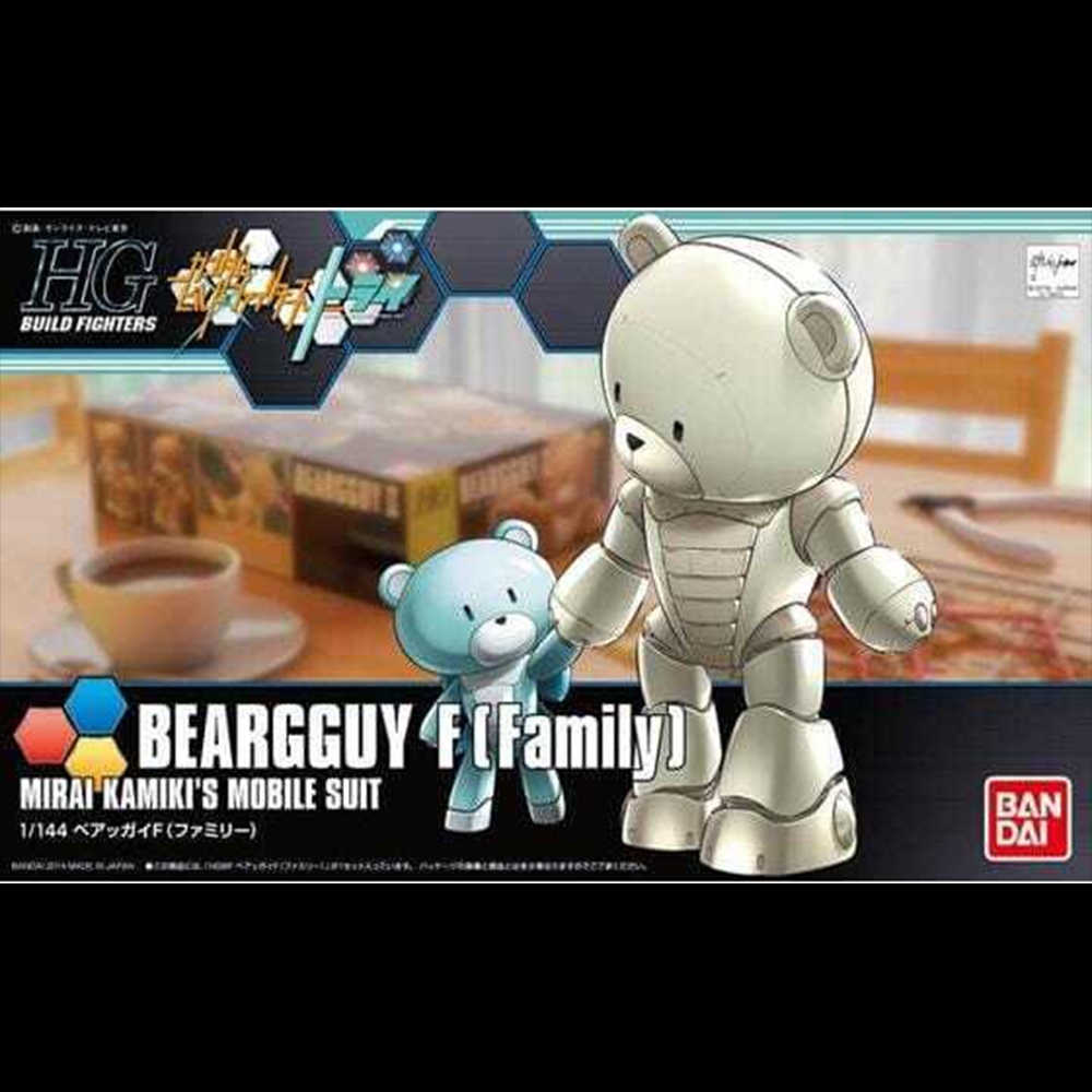 (สินค้าพร้อมส่ง) HGBF 1/144 BEARGGUY F [FAMILY] ของสะสม โมเดล ของเล่น