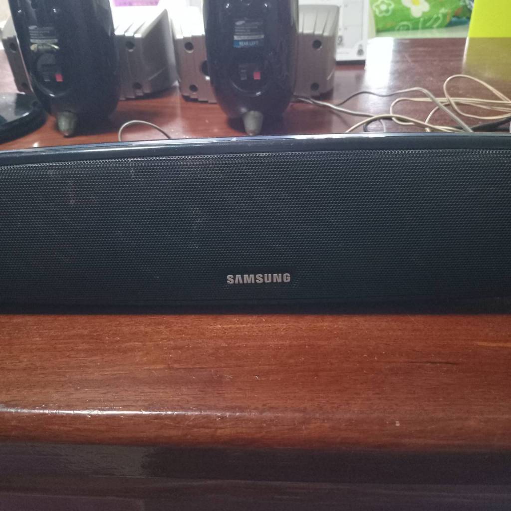 เครื่องเสียง ญี่ปุ่น มือสอง โฮมเธียเตอร์ Home Theater ลำโพง Samsung speaker (Center x 1) รุ่น PS-CXQ