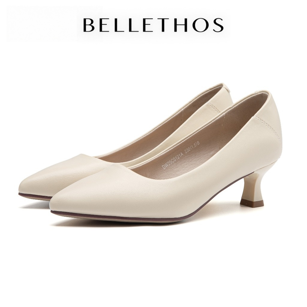 BELLETHOS รองเท้าส้นสูงหัวแหลม 5 ซม เดินง่าย สวมใส่สบาย เหมา