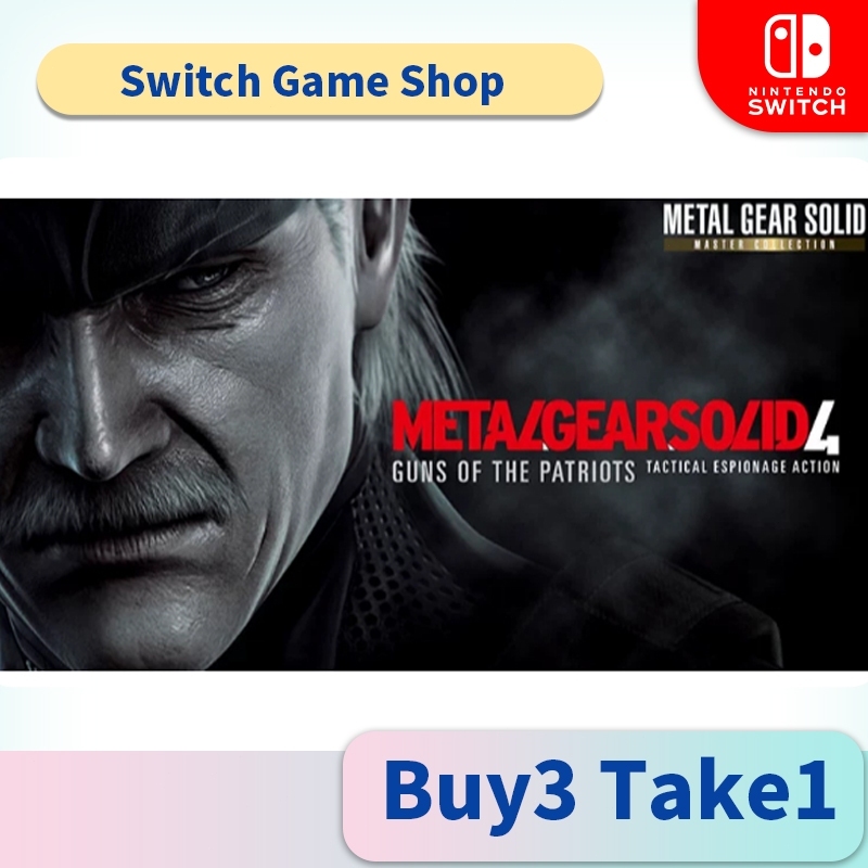 Metal Gear Solid 4: Guns of the Patriots (Master Collection Version) Switch Game