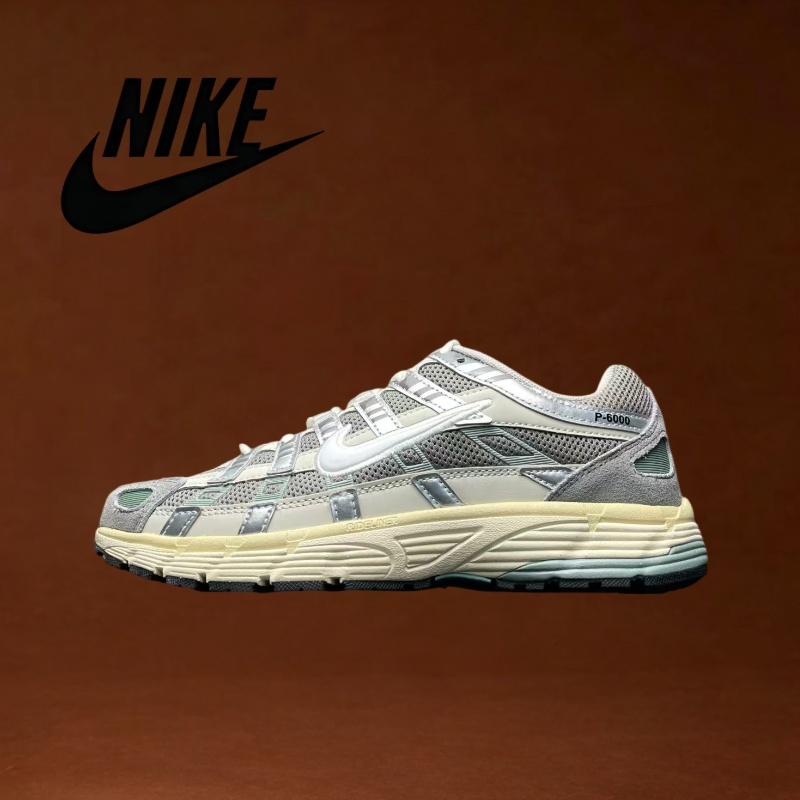 ✈️ของแท้ 100% Nike P-6000 Grayish green  FN7509-029 Low Sneakers