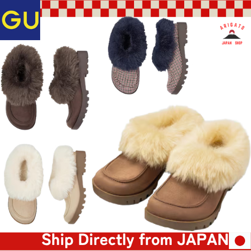 GU Faux Mouton Short Boots CL   [ส่งตรงจากประเทศญี่ปุ่น ของแท้ 100%]