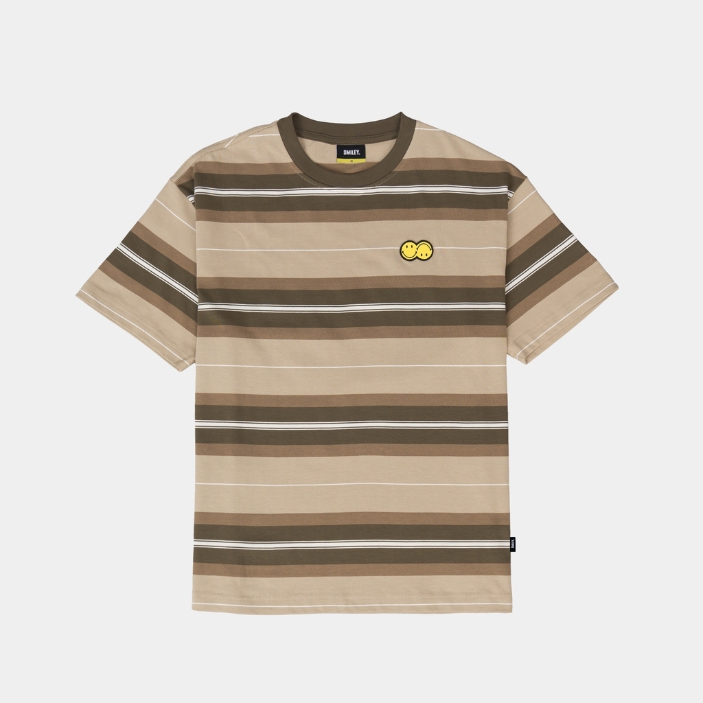 SMILEY® SY HORIZON STRIPE OVERSIZED TEE