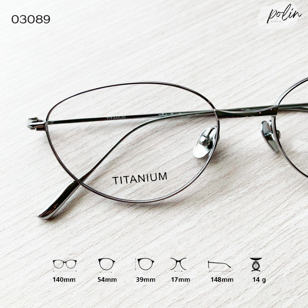 Polin oRa إطار نظارة تيتانيوم 03089 — صورة 6