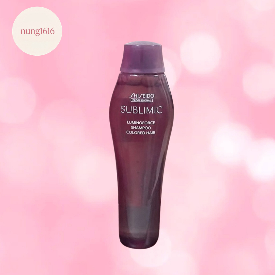 SHISEIDO SUBLIMIC LUMINOFORCE 50 ML. แชมพู ทรีทเม้น สำหรับผมทำสี