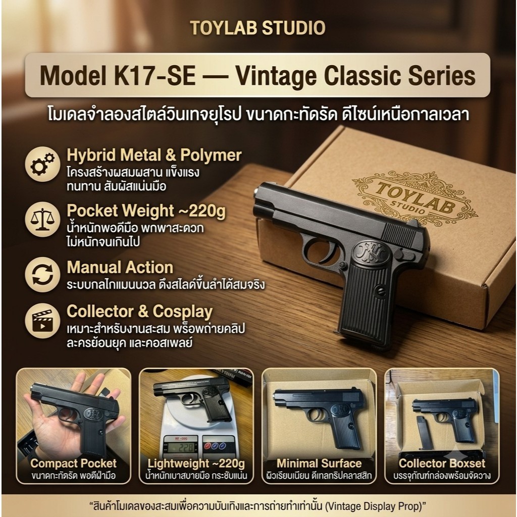 Toylab โมเดลจำลองของเล่น K-17SE และสำหรับการสะสม หรือประกอบการแสดง