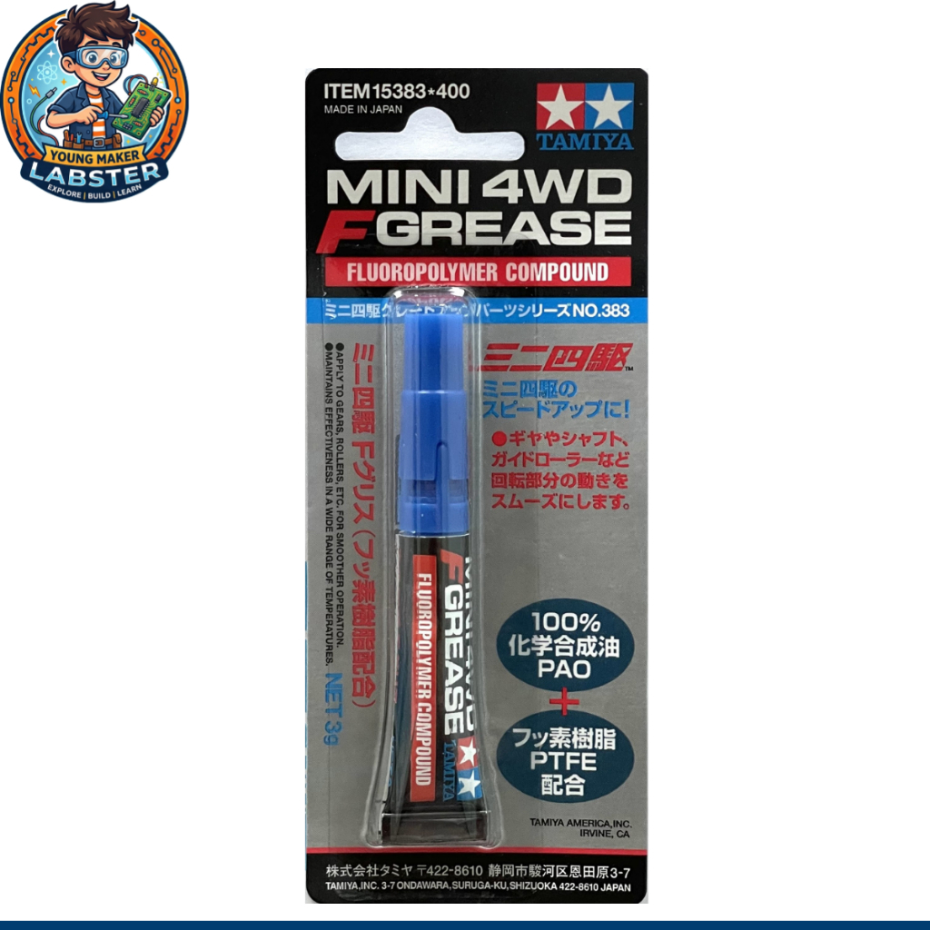 TAMIYA 15383 MINI 4WD F GREASE FLUOROPOLYMER COMPOUND NET 3 g. จารบี สินค้าพร้อมส่ง !!!