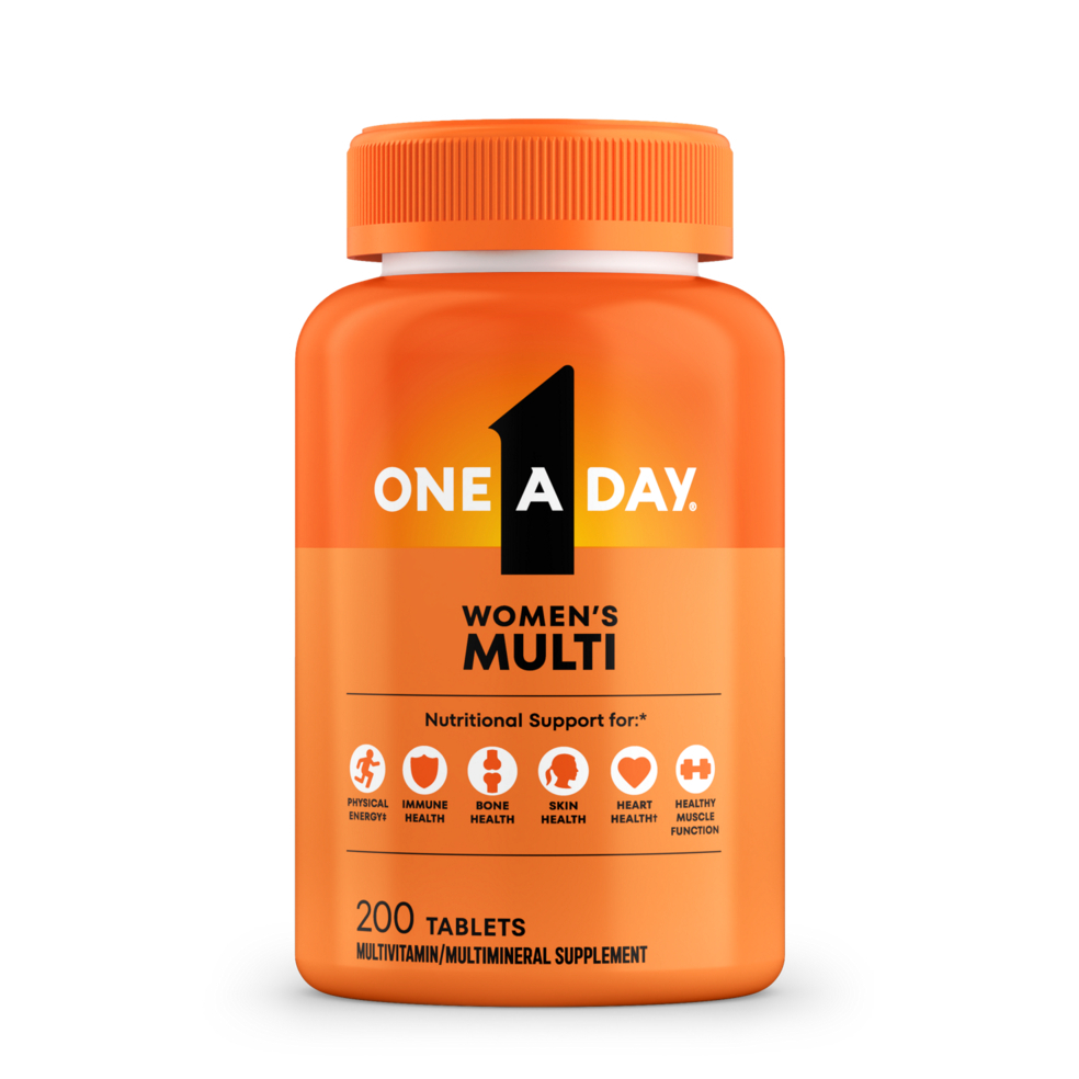 One A Day Women's Multivitamin Tablets, 200 CT