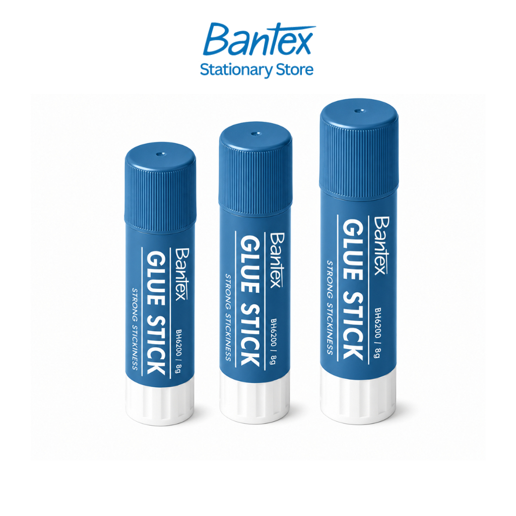 Bantex กาว กาวแท่ง 4ขนาด 8/15/21/36กรัม ใช้ง่าย ติดแน่น ทนทาน ขนาดพกพา Glue Stick