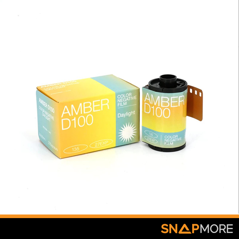 ฟิล์มสี AMBER D100 Film, 35MM, 27EXP