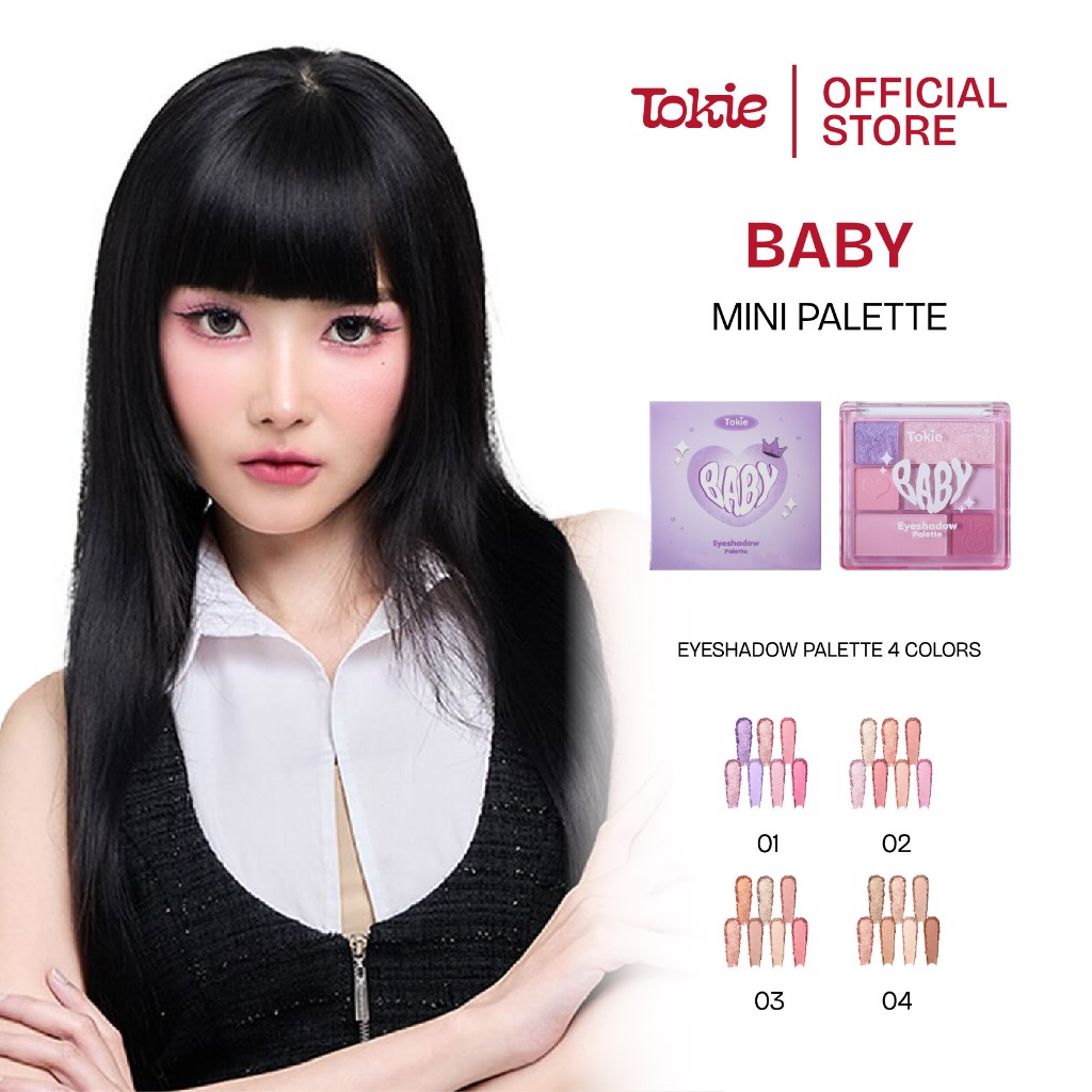 TOKIE BABY MINI PALLETTE โทกี้ เบบี้ มินิ พาเลท อายแชโดว์