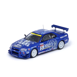 IN64-R34-STS02W - INNO64 1/64 NISSAN SKYLINE GT-R R34 #3 ENDLESS