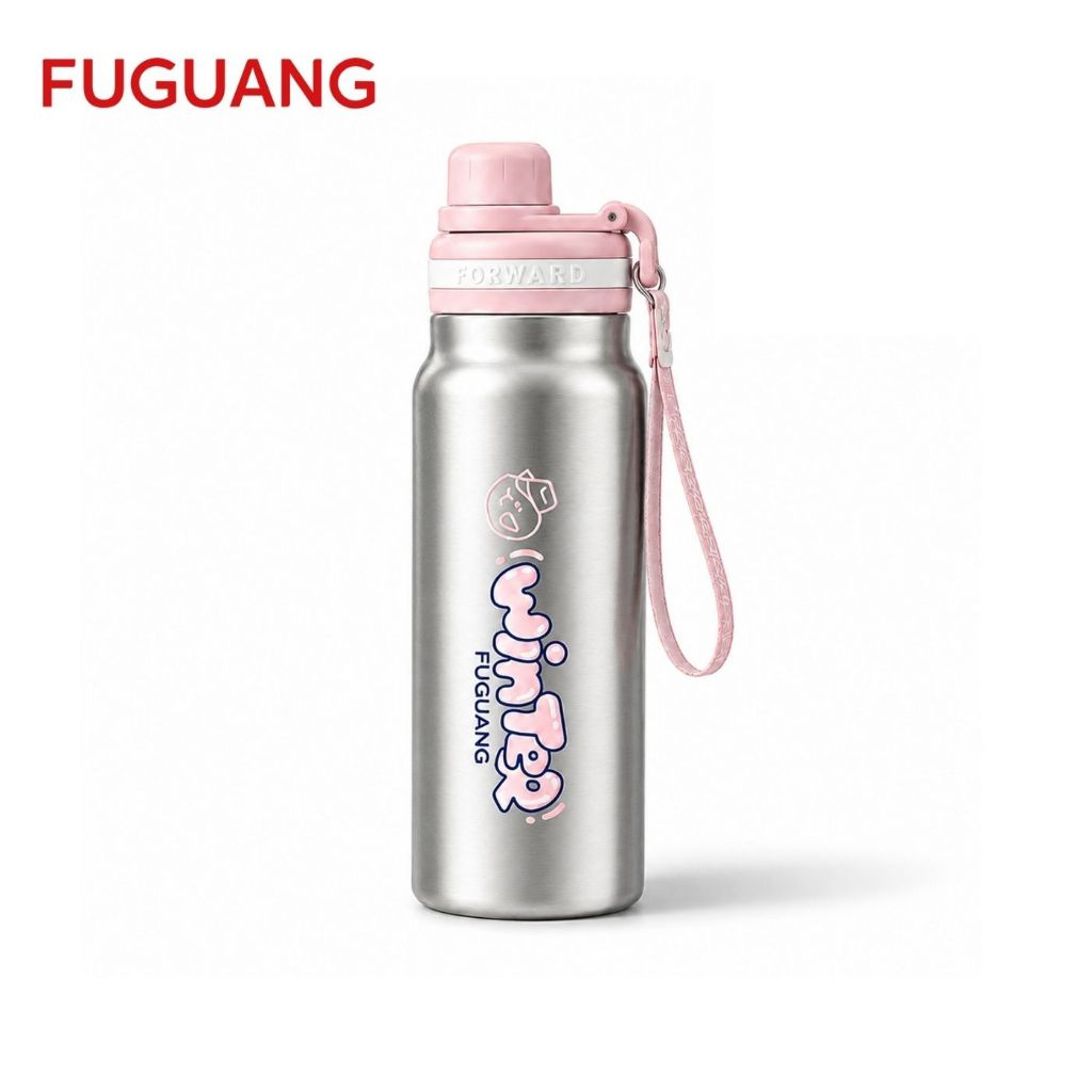 Fuguang กระบอกน้ำเก็บความเย็น เก็บร้อน 6 ชม เก็บเย็น 24 ชม สแตนเลส316L 700 ml กระบอกน้ำกิจกรรมกลางแจ้ง Thermal  Cup