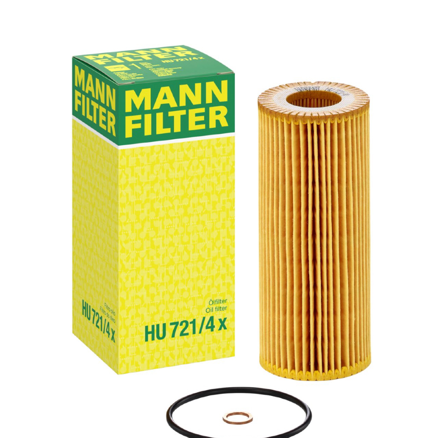 [แท้ 100% / Germany] ไส้กรองน้ำมันเครื่อง MANN FILTER HU721/4X สำหรับ BMW เครื่องดีเซล M57 (E46 E90 