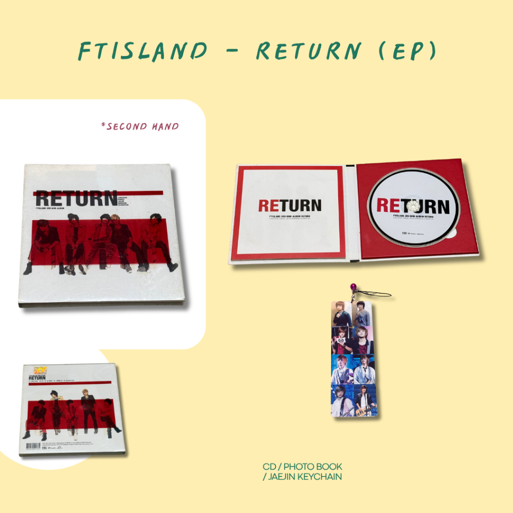 พร้อมส่ง #อัลบั้มมือสอง FTISLAND - RETURN (EP)