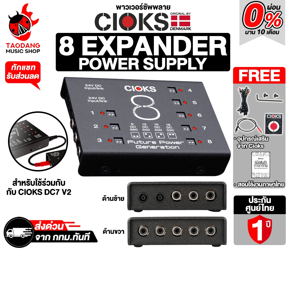 CIOKS 8 Expander For DC7 พาวเวอร์ซัพพลาย CIOKS Power Supply - เต่าแดง
