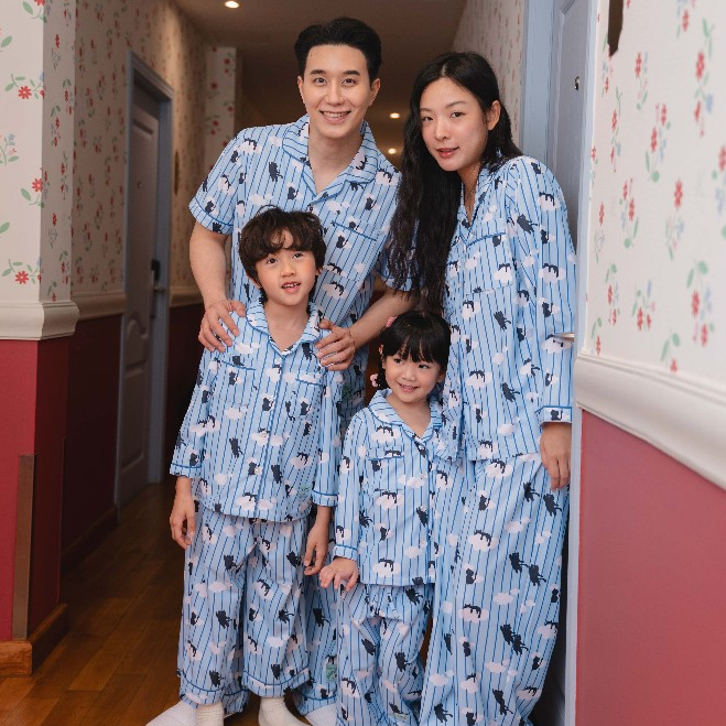 Sleepypie_flying cat pajamas set