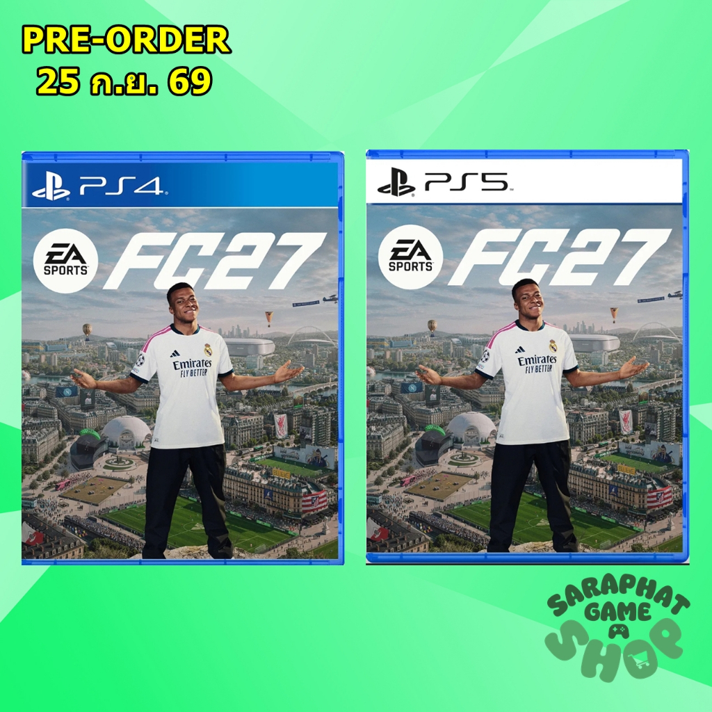 (PRE-ORDER จัดส่งวันที่ 25 ก.ย. 69) PS5/PS4 EA SPORTS FC27 ภาษาอังกฤษ