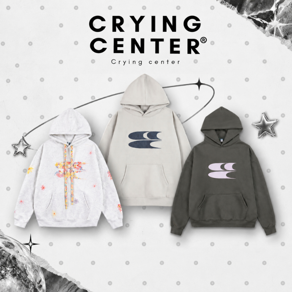 [ส่งด่วนพร้อมส่ง] Crying Center | Hoodie รุ่นฮิตมากๆ หายากสุดๆ - มีส่งด่วน