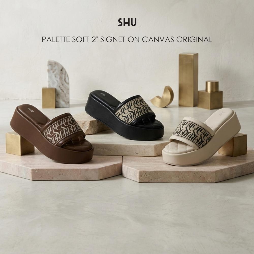 SHU PALETTE SOFT 2" SIGNET ON CANVAS ORIGINAL WEDGES
