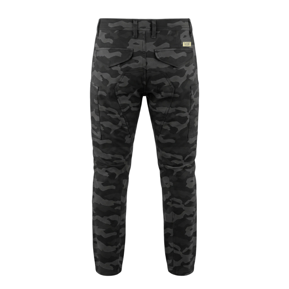 DAVIE JONES بنطلون كارغو رجالي Skinny Tapered — أسود — صورة 7