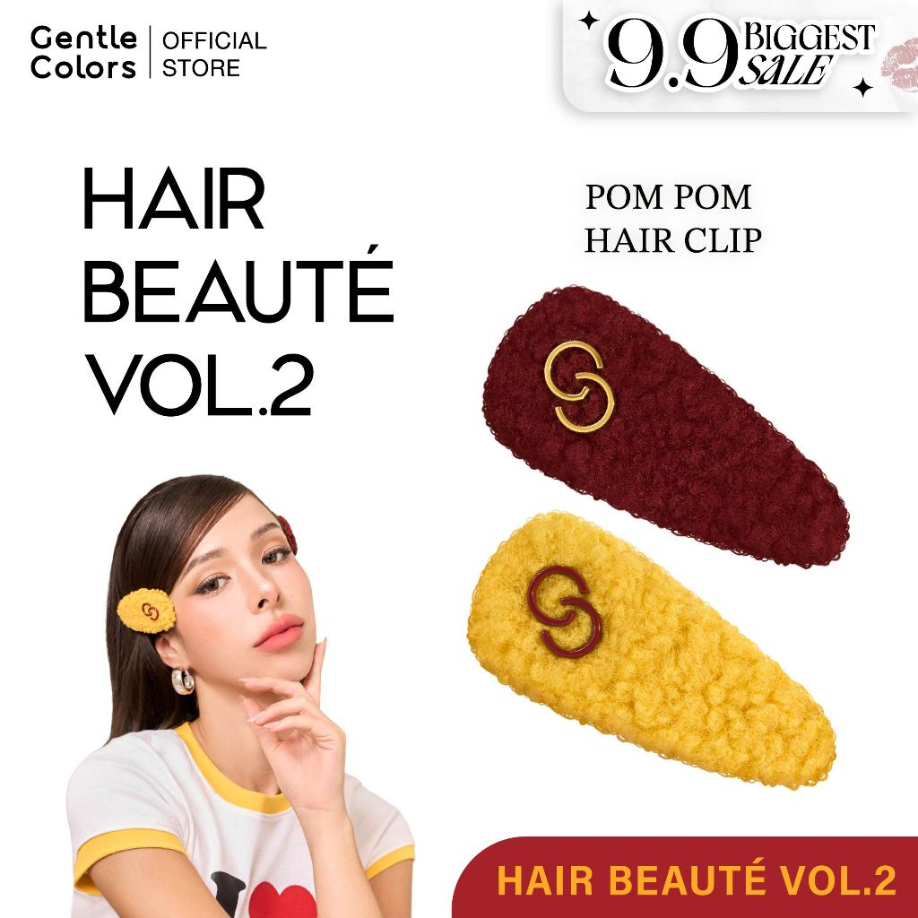 Gentle Colors Hair Beauté Vol.2 Pom Pom Hair Clip กิ๊บติดผมปอมปอม