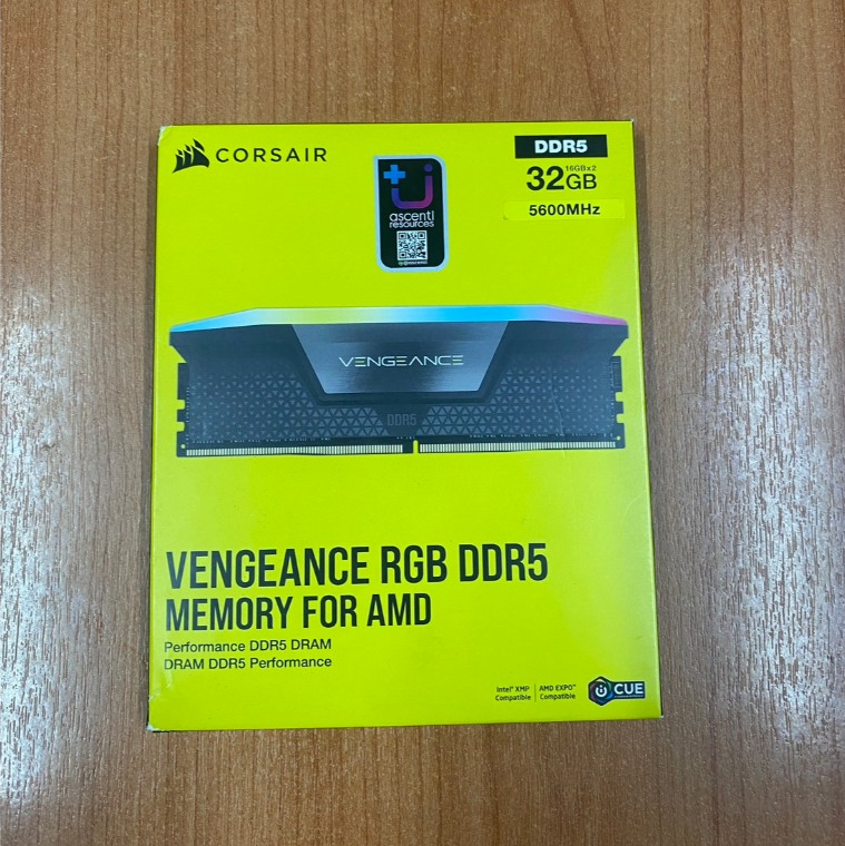 RAM CORSAIR VENGEANCE RGB 32GB Bus 5600 ประกัน LT