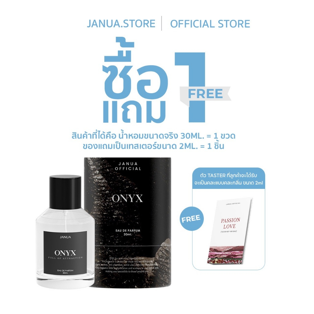 (1แถม1 ของแถมเทสเตอร์2ml.)(รับประกันของแท้) น้ำหอมแจนยัวร์คอลเลคชั่นผู้ชาย Janua For Men