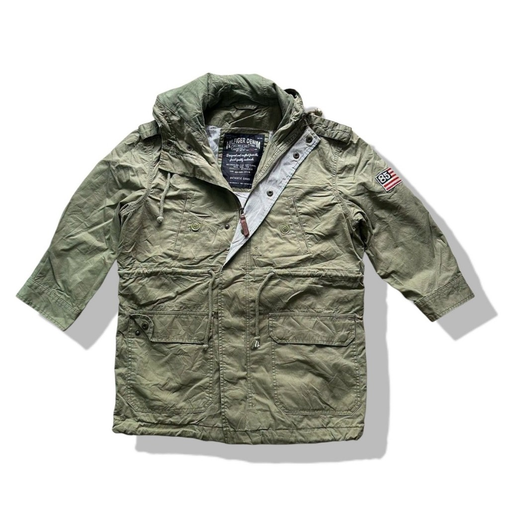 THD Fishtail Coat Parka Hooded Jacket(Medium) มือสอง รอบอก 46”