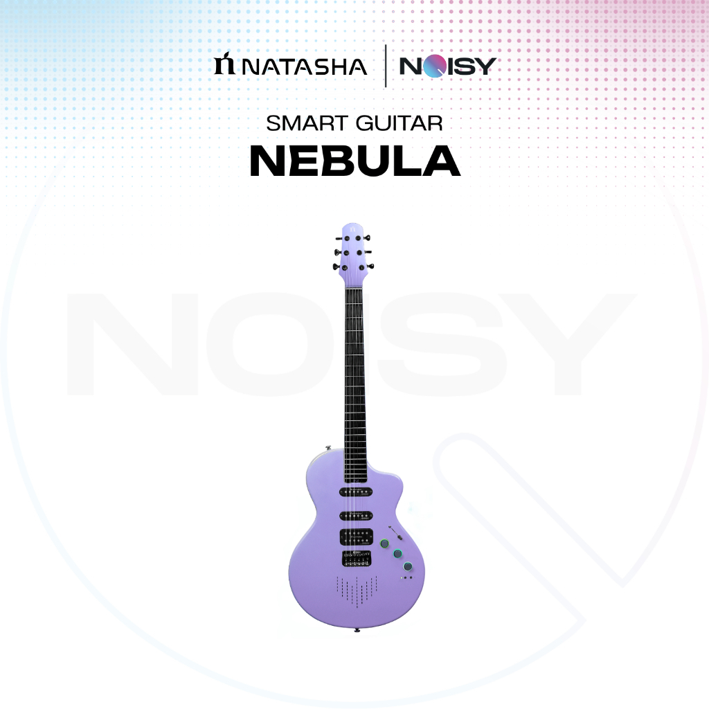 Natasha Nebula Smart Guitar กีตาร์ไฟฟ้า กีต้าร์ไฟฟ้า Carbon Fiber รับประกันศูนย์ไทย 1 ปี