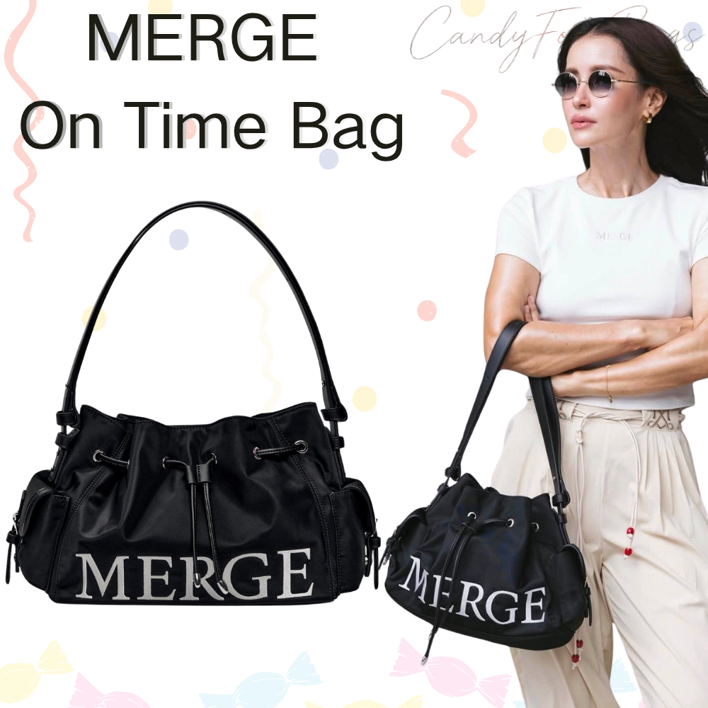 🔥พร้อมส่ง-【ของแท้ 100%】กระเป๋า MERGE On Time – กระเป๋าถือผู้หญิงระดับไฮเอนด์