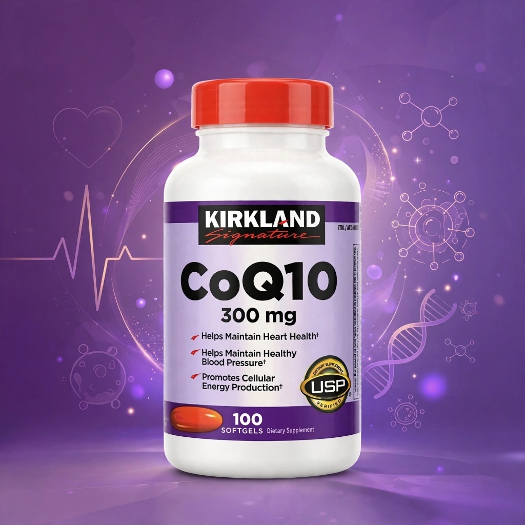 Kirkland CoQ10 300 MG 100 Softgels EXP.8/27