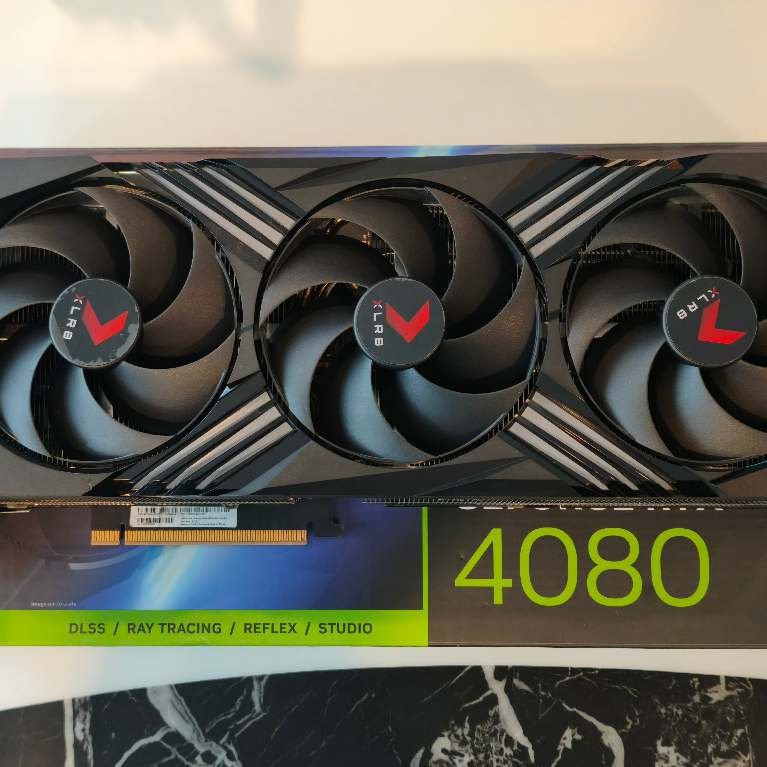 PNY GeForce RTX™ 4080 16GB XLR8 Gaming VERTO™ EPIC-X RGB™ Triple Fan DLSS 3 การ์ดจอมือสอง ครบกล่อง ป