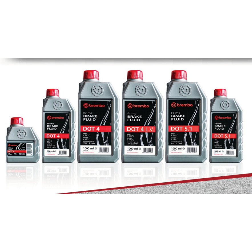 Brembo แท้ น้ำมันเบรก DOT 4 LV 5.1 Brake fluid น้ำมันเบรค 0.25 0.5 1 ลิตร DOT4 DOT4LV DOT5.1 250 500