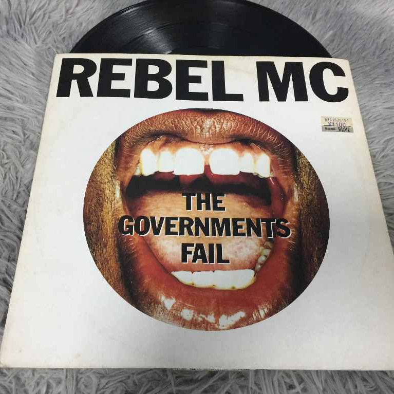 Rebel MC – The Governments Fail ขนาด 12 นิ้ว LP G113