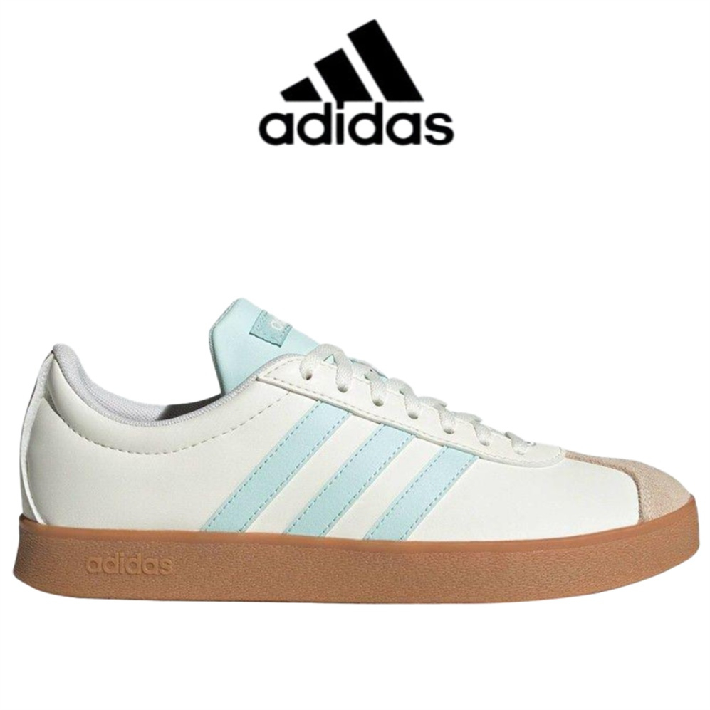 🔥Adidas VL Court Base JI1767 หญิง / VL Court Classic JH5063 ชาย สีขาว ไลฟ์สไตล์ สเกตบอร์ด ของแท้ พร้