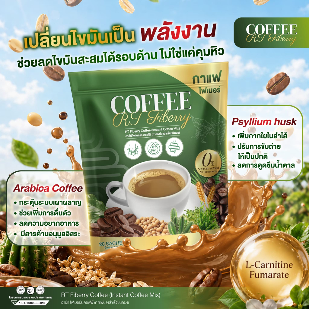 กาแฟ คอฟฟี่RT ❗จัดส่ง พรุ้งนี้ เพื่อสุขภาพที่ดี ทานน้อย อิ่มนาน ช่วยขับถ่าย - Official Store MMC99_บ