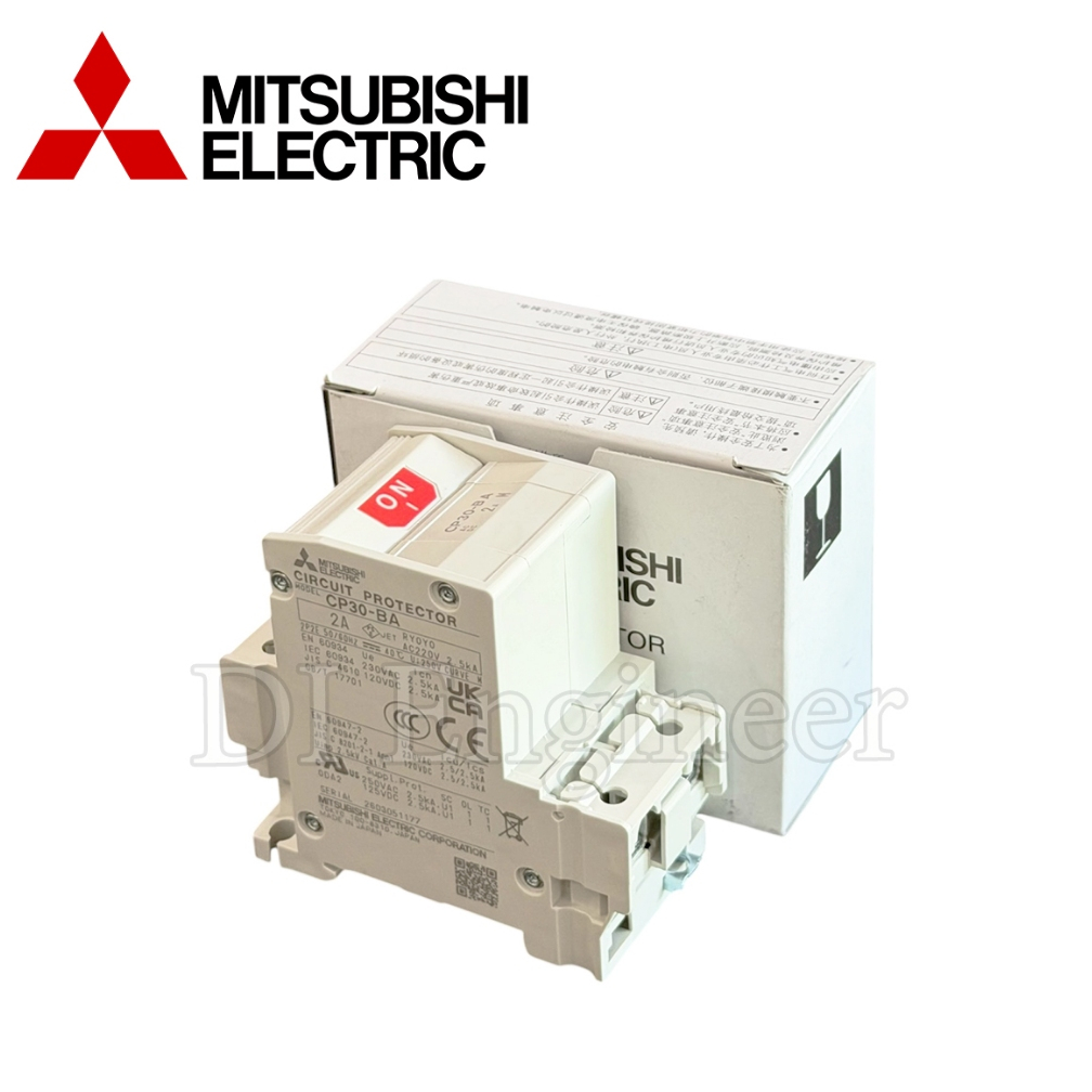 Mitsubishi Circuit Protector CP30-BA 2P 1-M 2A ,3A,5A,10A อุปกรณ์ป้องกันวงจรควบคุม