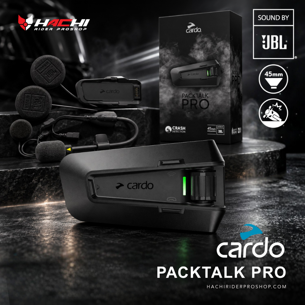 CARDO BLUETOOTH : Packtalk Pro SOUND BY JBL 45MM.