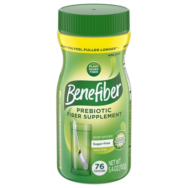 ของแท้✔️ ไฟเบอร์+พรีไบโอติกส์ 5.4oz Benefiber Daily Prebiotic Fiber Powder for Digestive  ชนิดผง ชง ปรับสมดุลระบบขับถ่าย