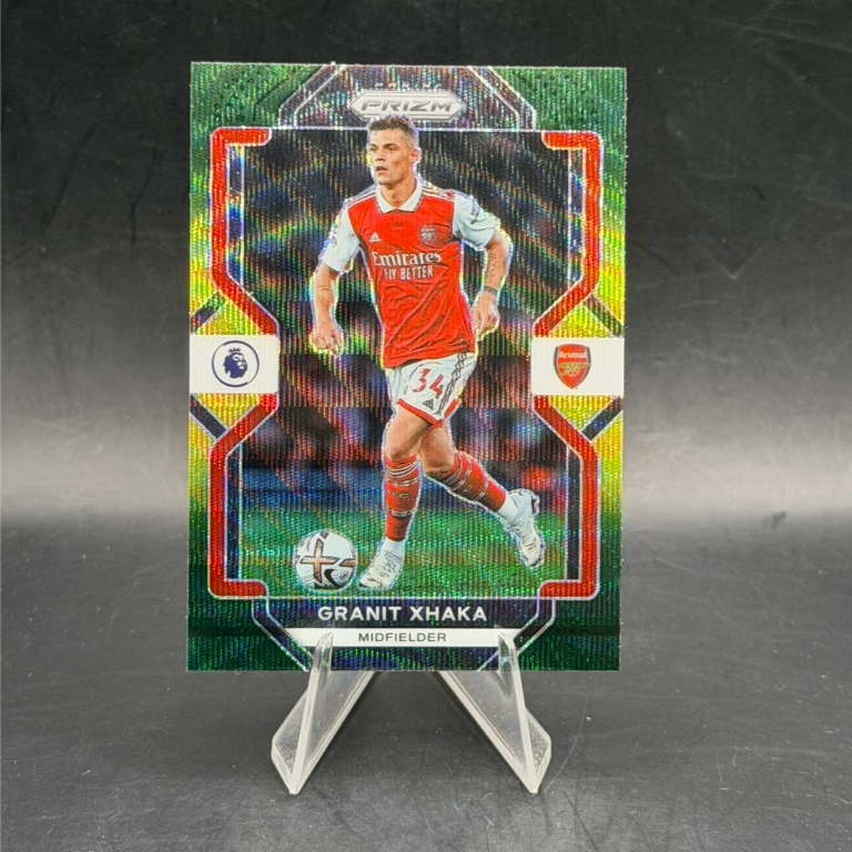 Granit Xhaka Multi-Color Prizm — 2022-23 Panini Prizm Premier League Arsenal FC**