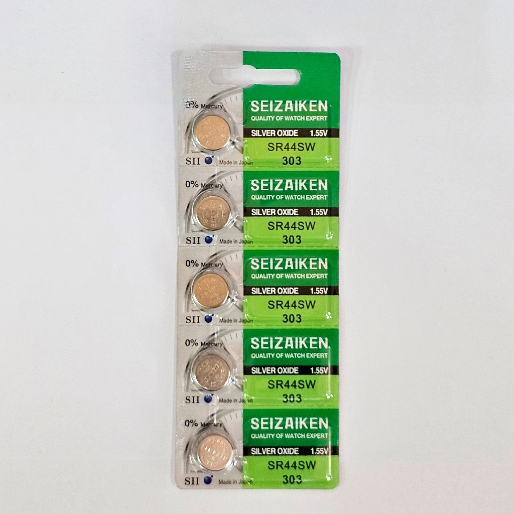ถ่าน SEIZAIKEN SR44SW/303 1.55V ของแท้