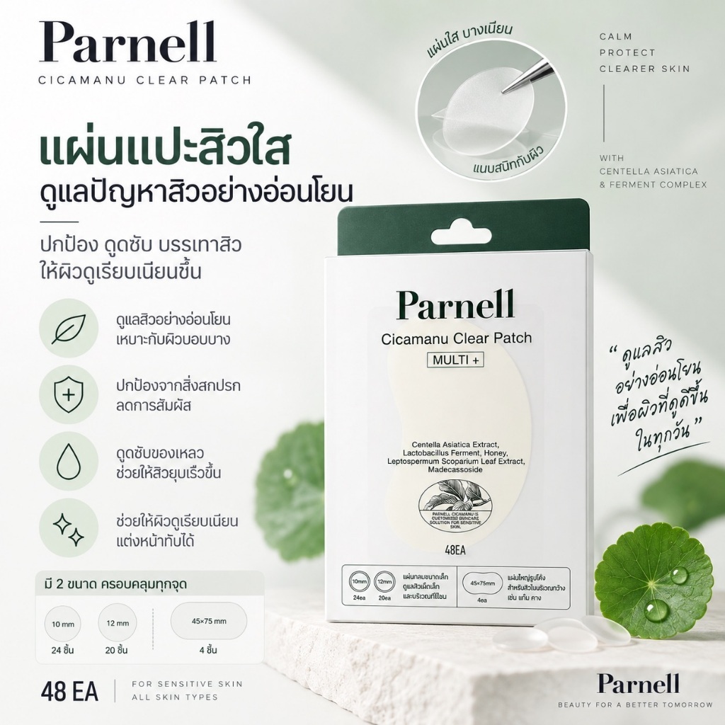 [แพ็คเกจใหม่] Parnell Cicamanu Clear Patch [MULTI]