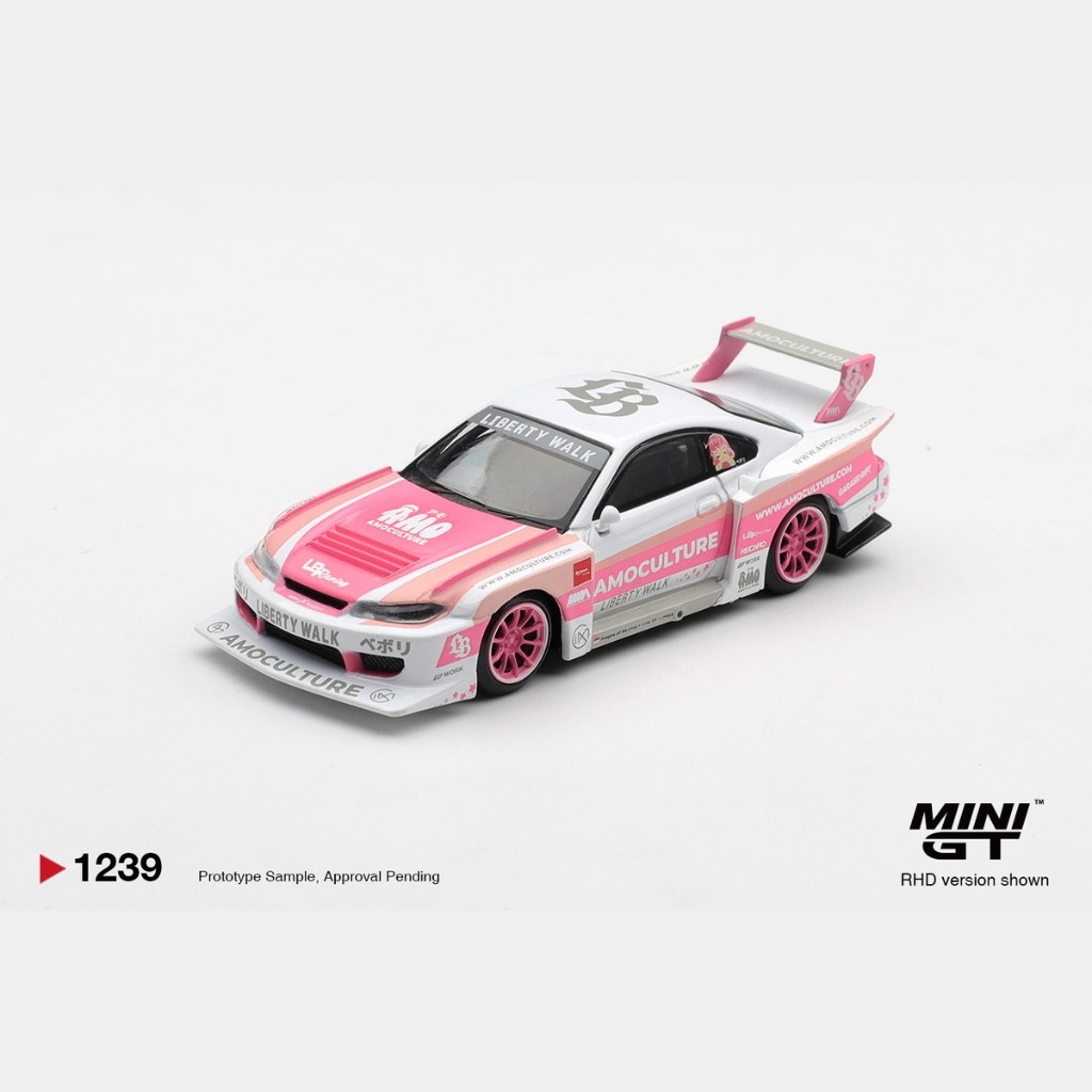 MINI GT 1:64 No.1239 Nissan SILVIA ( S15 ) LB-Super Silhouette AMOCULTURE 2026 - Scale MGT01239-R